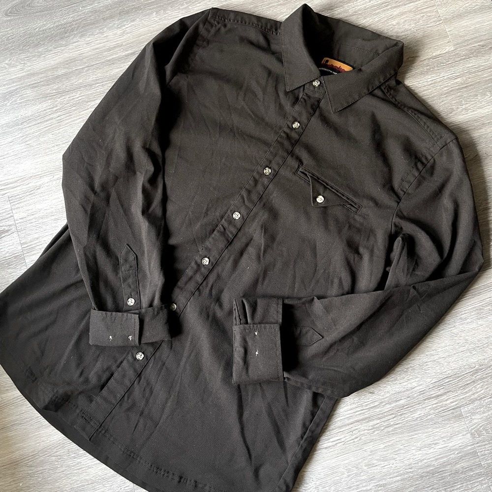 Brooklyn Industries Black Botton Up Shirt Formalwear